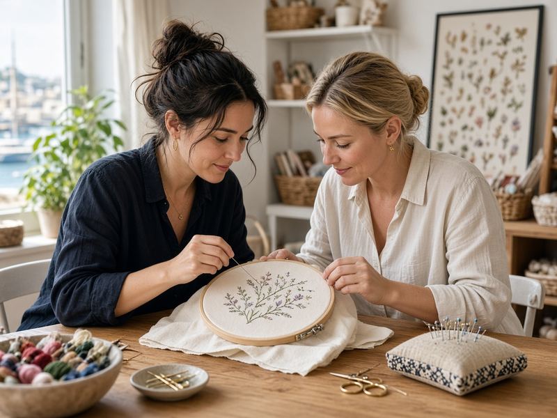 Private booking at Embroidery Echo Comet